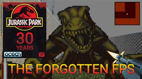 Jurassic Park Pc Amiga 1993 Ocean S Forgotten First Person Shooter Youtube