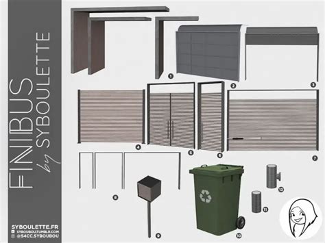 Finibus Fence Cc Sims 4 Syboulette Custom Content For The Sims 4