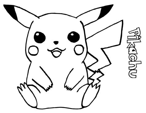 Download and print free mew and pikachu coloring pages. Free Printable Pikachu Coloring Pages For Kids