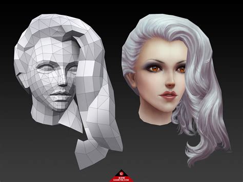 3d model low poly hair best hairstyles ideas for women and men in 2023