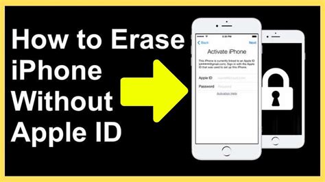 How To Erase Iphone Without Apple Id Password Or Itunes