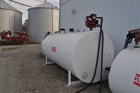 2000 Gallon Flameshield Double Wall Fuel Tank With Fill Rite Fr311v Pump