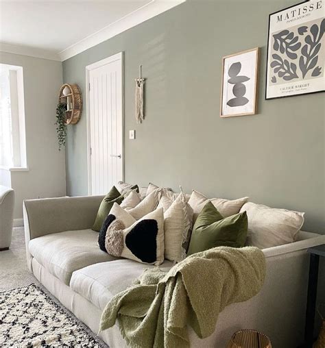 Sage Green Pink And Grey Living Room