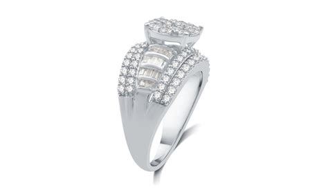 Up To 77 Off On 2 CTTW Diamond Engagement Ring Groupon Goods