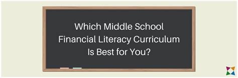 4 Best Financial Literacy Curriculum Options For Middle School