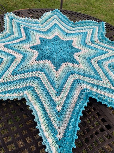 Celestial Mountain Blanket Crochet Pattern Etsy