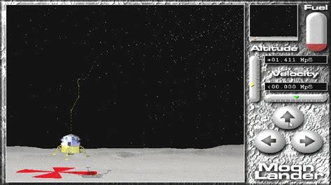 Moon Lander Windows Game 1999 Youtube