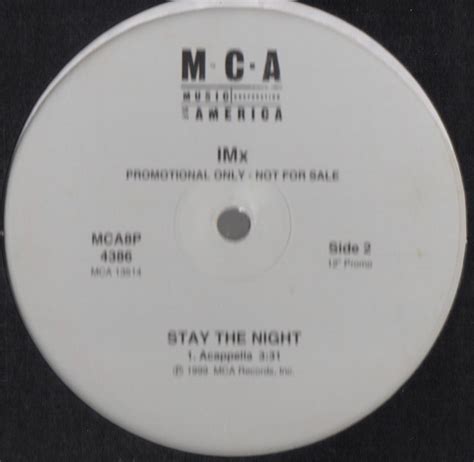 【12inch】imx Stay The Night Compact Disco Asia