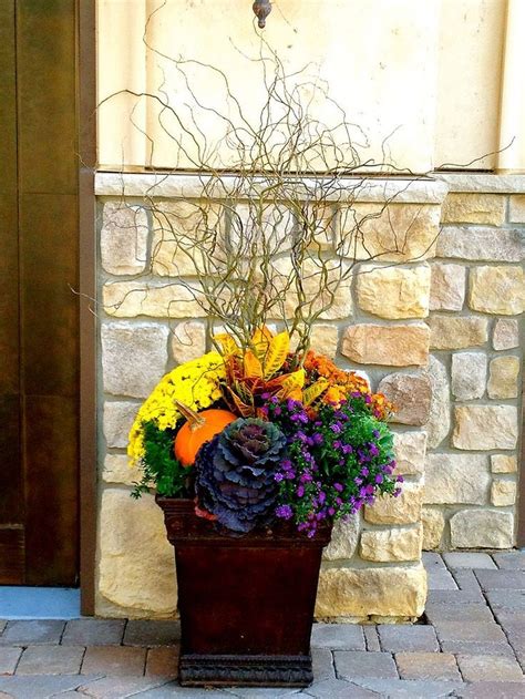 Simple Container Garden Flowers Ideas51 Fall Planters Fall