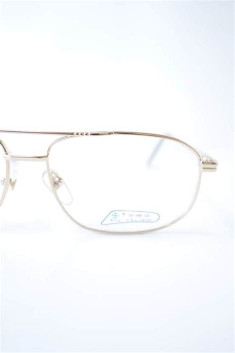 gold wire rim aviator eyeglass frames 1970s deadsto… gem