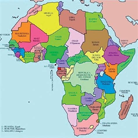 Mapa De Africa Actual All In One Photos