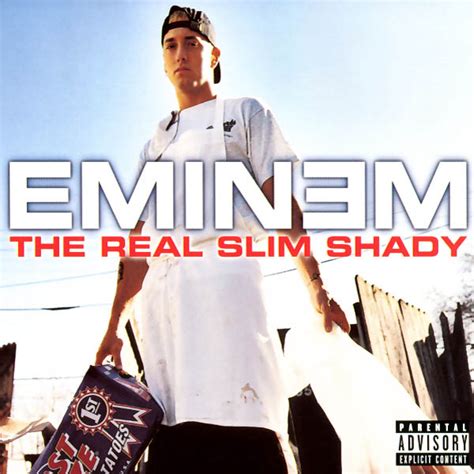 Eminem The Real Slim Shady Single Cover Eminempro