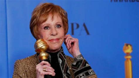 Golden Globes 2019 Carol Burnett Dedicates Her Namesake Award To Cast