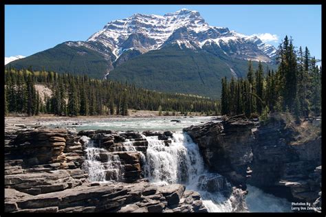 This Picture Was Taken At Athabasca Falls Jasper National