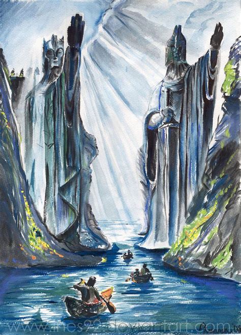 River Anduin River Art Middle Earth