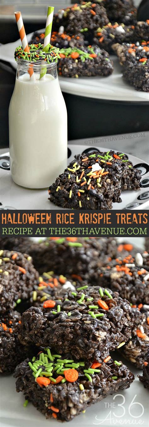 Halloween Rice Krispie Treats Recipe Rice Krispie Treats Halloween