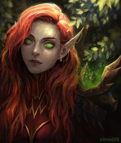 Arnaerr Asyndel Lithvir Commission Elf Art Warcraft Art Elf Female