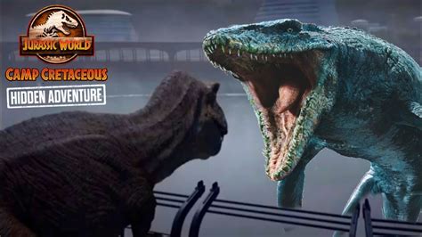 Rexy Remembers Mosasaurus Jurassic World Camp Cretaceous Hidden Adventure T Rex Dino