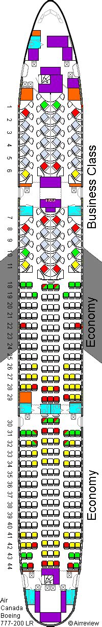 Seat Map Boeing Air Canada Best Seats In Plane Images