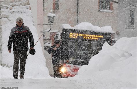 Europe On Red Alert As Heavy Snow Blankets Germany And Austria Daily