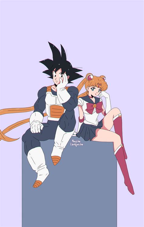 Goku X Sailor Moon By Gosaginay On Deviantart