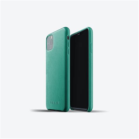 Full Leather Case For Iphone 11 Pro Max Alpine Green By Mujjo Fy