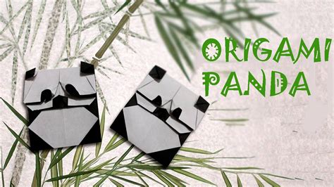 Origami Panda Diy Paper Panda Origami Easy Youtube