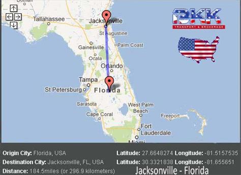 Jacksonville Florida Map