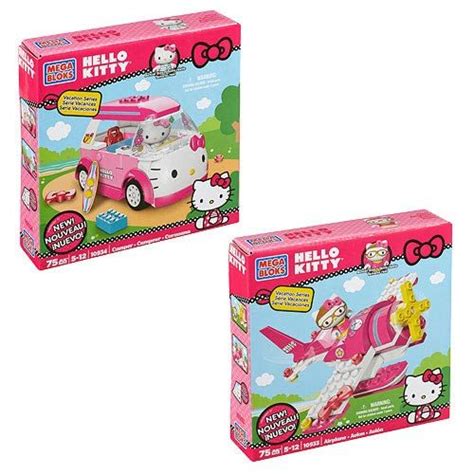 Mega Bloks Hello Kitty Small Playset Assortment Case Hello Kitty Playset Kitty