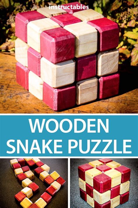 There aren't actually that many variations on the snake cube puzzle. Wooden Snake Puzzle | Wooden, Puzzle, Wood toys