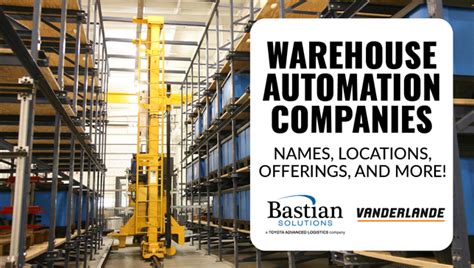 30 Warehouse Automation Companies Names Locations Offerings
