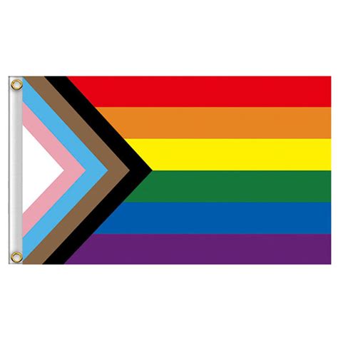 X Ft Gay Prides Rainbow Flag Banner Progress Prides Flag Showing Your
