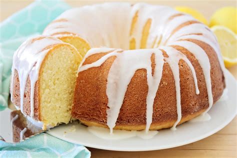 Lemon Pound Cake With Glaze Photos Cantik