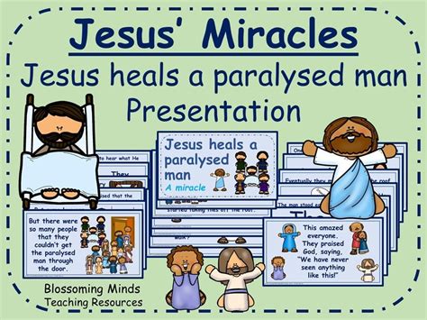 Jesus Miracles Jesus Heals A Paralysed Man Presentation Teaching