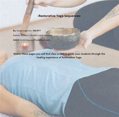Restorative Yoga Scripts L Done For You Yoga Class Plans L Pdf L Ebook