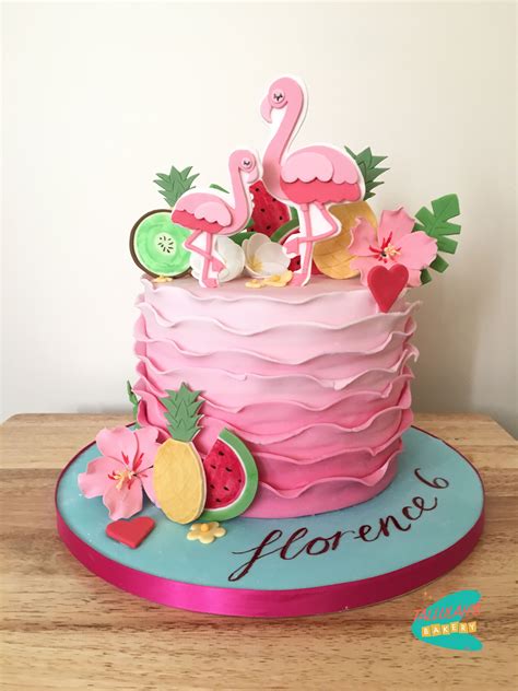 Pink Flamingo Birthday Cake Flamingo Birthday Cake Tropical Birthday Cake Tropical Cake