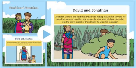 Ks1 Bible Stories The Friendship Of David And Jonathan