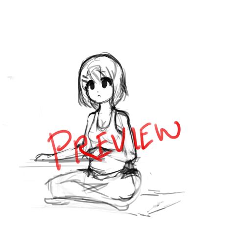 Commission Preview Yui By Roughlyhalfofsweden On Deviantart