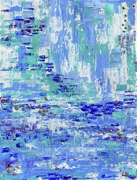 Blue Steps Painting By Jamie Cielewich Fine Art America
