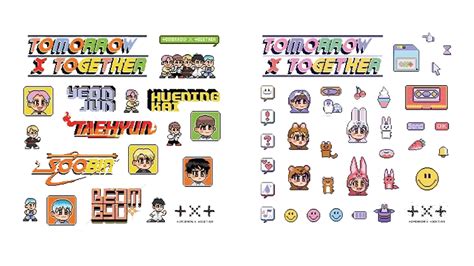 Discover The Coolest Txt Minisode 1 Blue Hour Stickers Txt Txtkpop