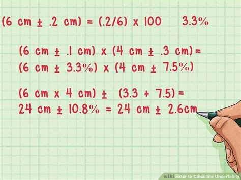The percentage uncertainty in the answer is the sum of the individual percentage uncertainties: Howto: How To Find Percentage Uncertainty From Absolute ...