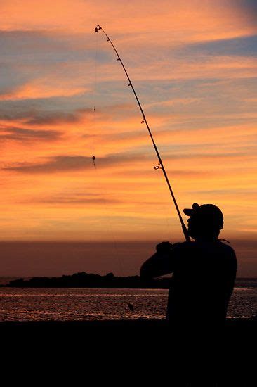 Scott Loves To Fish And The Sunset Beautiful Picture The Profile