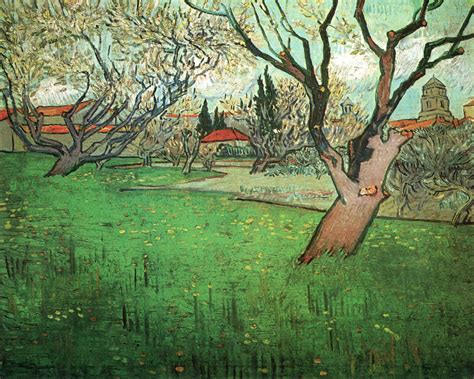 View Of Arles With Trees In Blossom 1888 Vincent Van Gogh WikiArt Org