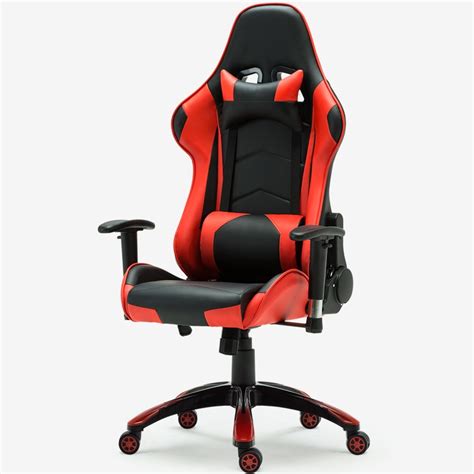 Bortran Gaming Chair With Black And Ferrari Red Color By Factory Direct