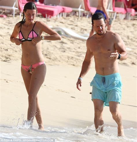 Mark Wahlberg And His Wife Rhea Durham Put Their Sexy Bodies On Display In Barbados Delsublog