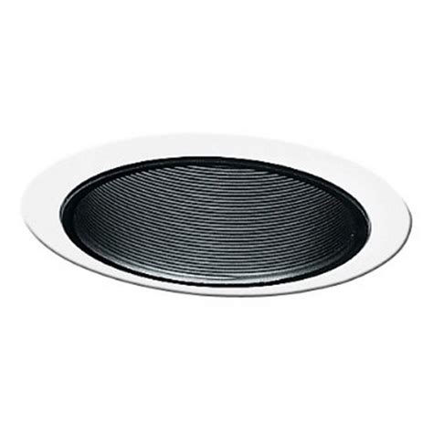 Juno Recessed Black Baffle 5 Inch Trim With White Trim Ring 205 Bwh