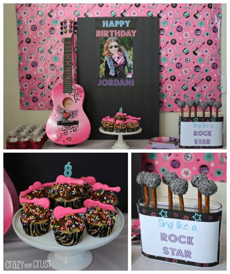 Vip Rock Star Party Ideas Crazy For Crust
