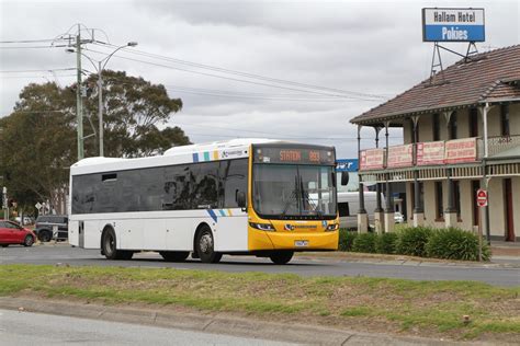 Cranbourne Transit Bus 62 7084ao On Route 893 Along Princes Highway