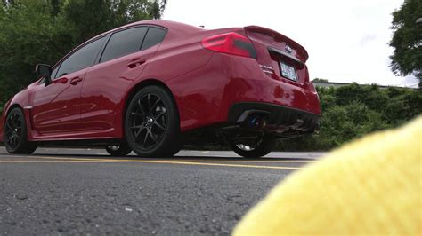 2015 Wrx Nameless Axleback W Neochrome Titanium Tips Youtube