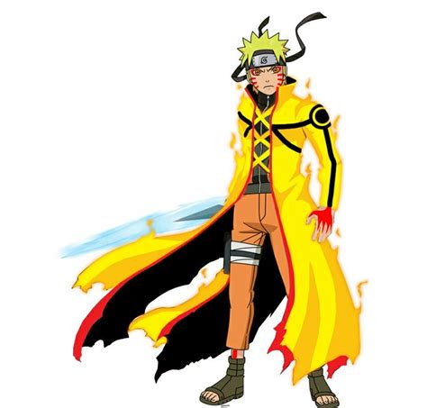 Naruto Mode Kyubi Et Ermite Naruto Uzumaki Art Naruto Uzumaki Hokage